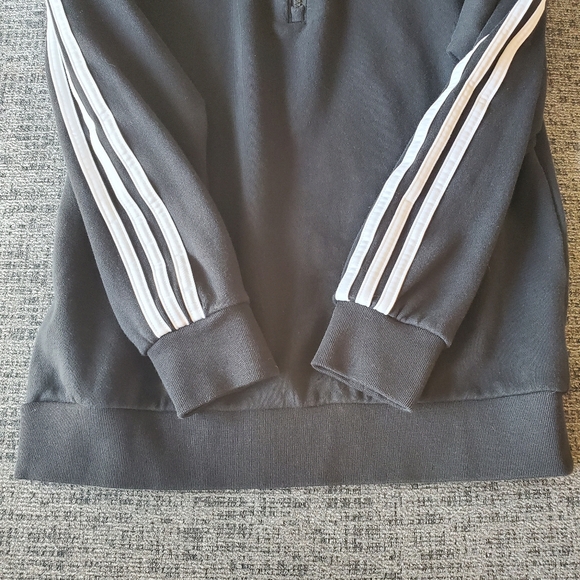 Adidas Trefoil Quarter Zip Sweatshirt - Picture 8 of 8